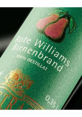 Roter Williamsbirnenbrand 40%<br>0,35 Ltr. Hochstrasser